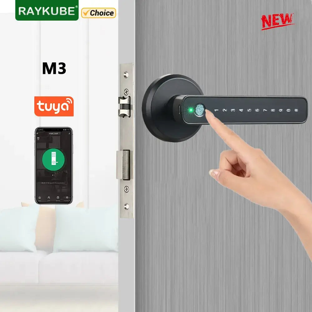 LodgeLoom™ Fingerprint Door Lock Handle