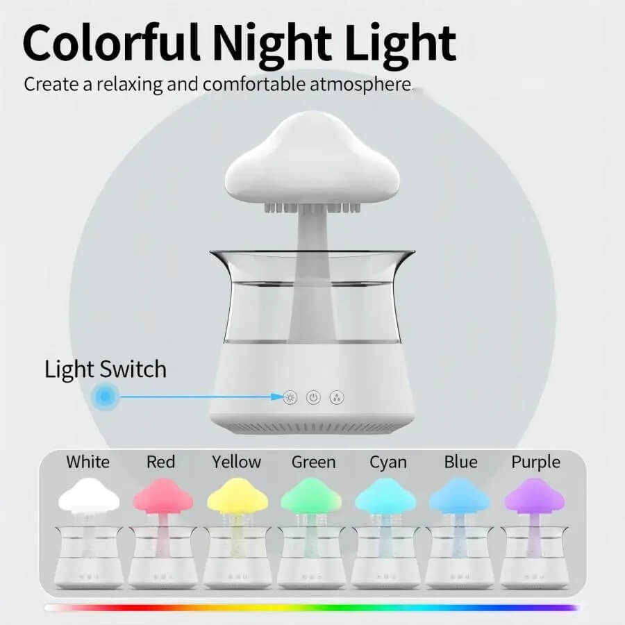 LodgeLoom™ Relax Cloud Rain Diffuser - Humidifier