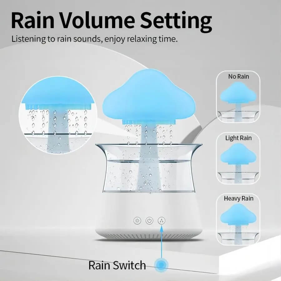 LodgeLoom™ Relax Cloud Rain Diffuser - Humidifier